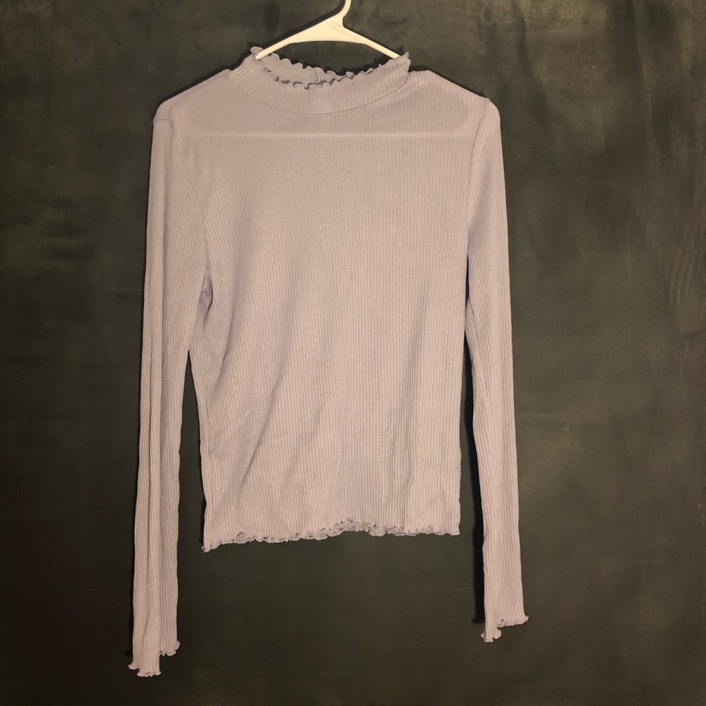 Turtle Neck Crop Top💜